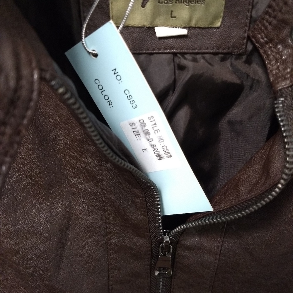 Ladies leather jacket - Picture 2 of 5